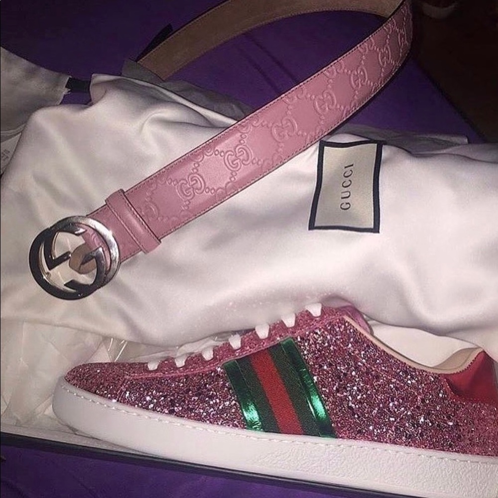 Gucci shoes and belt